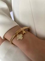 Mel's Accessories 14K Altın Kaplama Yani Üçlü Pandora Bilezik Model