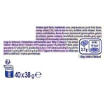 Mentos Meyve Drajeleri, 40 Rulo Şeker, Portakallı Meyve Aroması + Limon+Çilek, Çok Paket Çiğneme Şekeri
