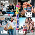 Mentos Meyve Drajeleri, 40 Rulo Şeker, Portakallı Meyve Aroması + Limon+Çilek, Çok Paket Çiğneme Şekeri