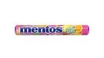 Mentos Meyve Drajeleri, 40 Rulo Şeker, Portakallı Meyve Aroması + Limon+Çilek, Çok Paket Çiğneme Şekeri
