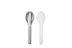 Mepal - 3 Parçalı Ellipse Çatal Bıçak Takımı - Yolculuk İçin Seyahat Kılıflı Set - Bıçak, Çatal ve Kaşık - Paslanmaz Çelik - Nordic Blue