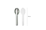 Mepal - 3 Parçalı Ellipse Çatal Bıçak Takımı - Yolculuk İçin Seyahat Kılıflı Set - Bıçak, Çatal ve Kaşık - Paslanmaz Çelik - Nordic Blue