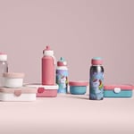 Mepal 74101 Campus komple okul günü Egzersiz veya spor için de idealdir. Yemek Seti bir Pop-up içecek şişesi ve Bento ilacı bulunan bir beslenme kutusundan oluşur, plastik, boynuz