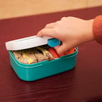Mepal - Campus yemek kutusu, Bento beslenme kutusu, çocuklar için, Bento bölmeli ve çatallı, yemek hazırlama kutusu, klipsli kilitli, BPA içermez ve bulaşık makinesinde yıkanabilir, 750 ml, soğuk