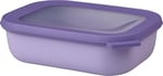 Mepal Cirqula çok amaçlı kase dikdörtgen Nordic lilac – 1000 ml – Stok kutusu, buzdolabı kutusu, derin dondurucu, mikrodalga  - Seçenekler: 500 ml, 750 ml, 1000 ml, 1000ml, 1500 ml, 1500ml, 2000 ml...
