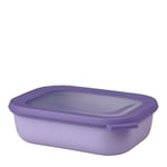 Mepal Cirqula çok amaçlı kase dikdörtgen Nordic lilac – 1000 ml – Stok kutusu, buzdolabı kutusu, derin dondurucu, mikrodalga  - Seçenekler: 500 ml, 750 ml, 1000 ml, 1000ml, 1500 ml, 1500ml, 2000 ml...