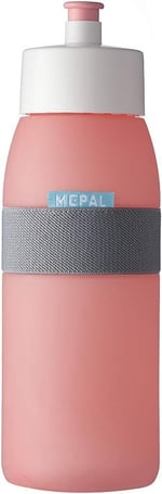 Mepal Ellipse Nordic Denim Sports su şişesi – 500 ml kapasite – Spor ve eğlence için pratik su şişesi – yumuşak çekmeli ağız parçası – bulaşık makinesinde yıkanabilir