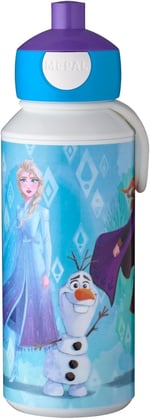 Mepal - Pop-up Campus içecek şişesi, su şişesi, okul için sızdırmaz şişe, tekrar kullanılabilir, BPA içermez ve bulaşık makinesinde yıkanabilir, 400 ml, Frozen 2
