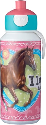 Mepal Su Şişesi 400 ml, At Desenli