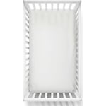 MER-TİM 60x120 Penye Lastikli Bebek Çarşafı - Krem Pembe Lila 3'lü Set