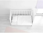 MER-TİM 70x130 Lastikli Ranforce Bebek Çarşaf Takımı - Beyaz