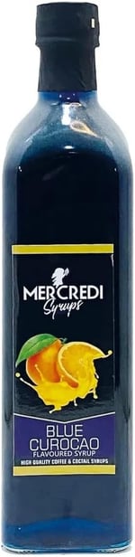 MERCREDI Blue Curacao Turunç Kahve ve Kokteyl Şurubu 750 ml