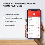 Mercusys Halo H50G 3-pack, AC1900Mbps, Dual-Band, Gigabit Portları, 100'e Kadar Cihaz Bağlanabilir, 550 m²'ye Kadar Kapsama, Akıllı Bağlantı, Mobil Uygulama ile Kolay Kurulum, Wi-Fi 5 Mesh Sistemi