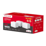 Mercusys Halo H70X 3-pack, AX1800 Mbps Tüm Ev Mesh Wi-Fi 6 Sistemi - Seçenekler: 2-pack, 3-pack
