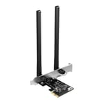 Mercusys MA30E, AC1200MBPS Ikisi Bir Arada Wi-Fi 5 & Bluetooth 5.0 Pcıe Ağ Kartı