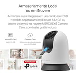 Mercusys MC210 | 2K 3MP Güvenlik Wi-Fi Kamerası | 360° Görüş | Gece Görüşü | Akıllı Hareket & Kişi Algılama | Çift Yönlü Ses | microSD & Bulut Depolama | SmartThings, Alexa, Google Assistant Uyumlu