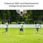 Mercusys MC510 | 2K QHD Dış Mekan Güvenlik Kamerası | 360° Görüş | Renkli Gece Görüşü | Akıllı Takip | IP65 Hava Koşullarına Dayanıklı | microSD & Bulut Depolama | SmartThings, Google Home, Alexa