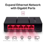 Mercusys MS105G, 5-Port 10/100/1,000 Mbps Masaüstü Switch