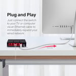 Mercusys MS105G, 5-Port 10/100/1,000 Mbps Masaüstü Switch