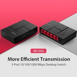 Mercusys MS105G, 5-Port 10/100/1,000 Mbps Masaüstü Switch