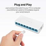 Mercusys MS108, 8-Port 10/100Mbps Desktop Switch