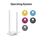 Mercusys MW300UH, 300Mbps Yüksek Kazançlı Kablosuz USB Adaptörü