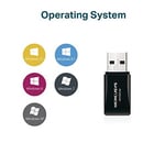 Mercusys MW300UM 300Mbps Kablosuz USB Adaptör