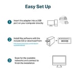 Mercusys MW300UM 300Mbps Kablosuz USB Adaptör
