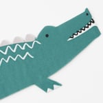 Meri Meri - Crocodile Napkins - Timsah Peçeteler - 16'lı