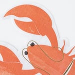 Meri Meri - Lobster Napkins - Istakoz Peçeteler - 16'lı