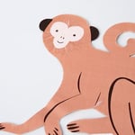 Meri Meri - Monkey Die Cut Napkins - Maymun Peçeteler - 16'lı