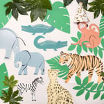 Meri Meri - Monkey Die Cut Napkins - Maymun Peçeteler - 16'lı
