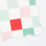 Meri Meri - Multi Check Large Napkins - Kareli Peçeteler (L) (16'lı)