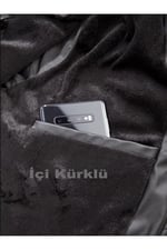 Mero Life Erkek Siyah Yeni Sezon Deri Ceket Mont S-1 Mero-598NM