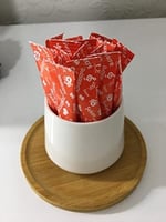 Merpak Şeker Stick Baskılı Stick (Kırmızı) 3 gr x 1000 Adet