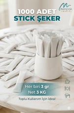 Merpak Şeker Stick Beyaz 3 gr x 1000 Adet