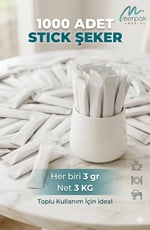 Merpak Şeker Stick Beyaz 3 gr x 1000 Adet