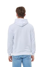 Mesfeno Göğüs Baskılı Regular Fit Siyah Kapüşonlu Sweatshirt