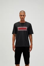 Mesh Erkek T-Shirt - 22.01.07.047 Siyah