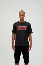 Mesh Erkek T-Shirt - 22.01.07.047 Siyah