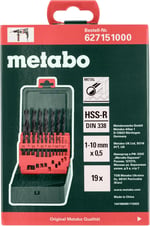 Metabo 627151000 HSS-R Matkap Uç Seti, 19 Parça