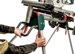 Metabo Untergestell für Kappsäge KSU 251 (Leichter Maschinenständer bis 250 Kilogramm, Länge bis 250 Zentimeter, Längenverstellbar und Höhenverstellbar) 629005000