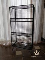Metal Ayaklı Raf 3 Gözlü Sebzelik, Meyvelik Raf WD62S