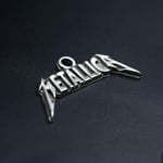 Metallica Örme Zincir Kolye - Gümüş Kaplama - Erkek Kadın Kolye - No:1531