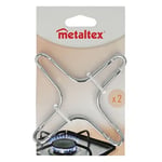 Metaltex Gaz Redüktörü, Paslanmaz Çelik, 2'li Paket