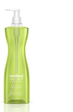 Method Bulaşık sabunu sıvısı, bitkisel bazlı bulaşık deterjanı, sert yağı keser, parlak bir temizlik için, misket limonu + deniz tuzu kokusu, 532 ml sabun pompası şişesi, 1 paket