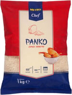 Metro Chef Panko Ekmek Kırıntısı, Profesyonel Japon Tarzı Galeta Unu, Çıtır Kaplama için, Beyaz, 1 kg Paket, Tavuk ve Deniz Ürünleri için Ideal