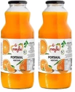 Meysu 1 Litre Portakal Nektarı Şişe 2li paket