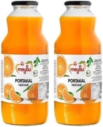 Meysu 1 Litre Portakal Nektarı Şişe 2li paket