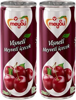 Meysu Sleek Vişne 330 ml (2 paketi)